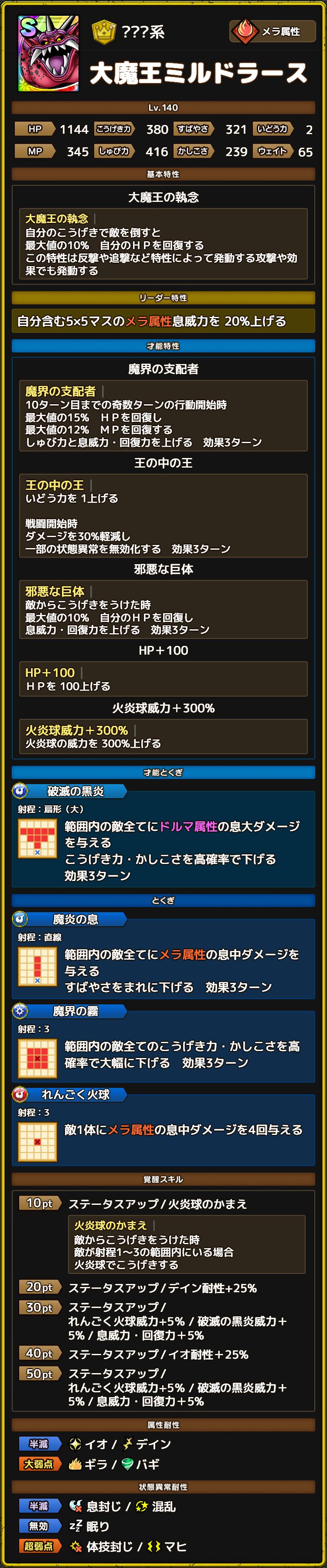 大魔王ミルドラース