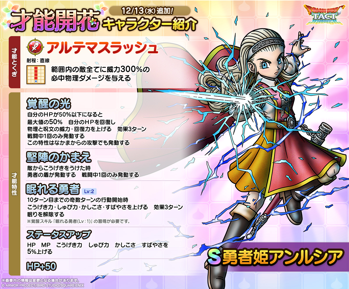 勇者姫アンルシア才能開花紹介