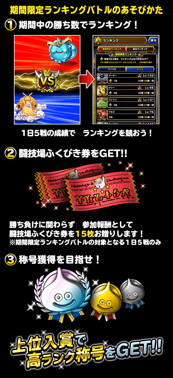 第２３回 期間限定ランキングバトル 開催 15年5月19日 更新