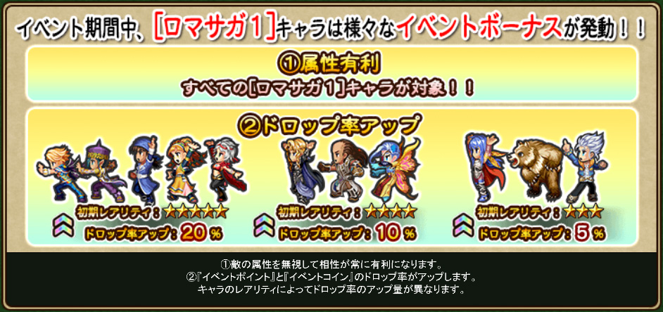 期間限定イベント ロマサガ１ 決戦 サルーイン 開始 インペリアル サガ エクリプス Square Enix Bridge