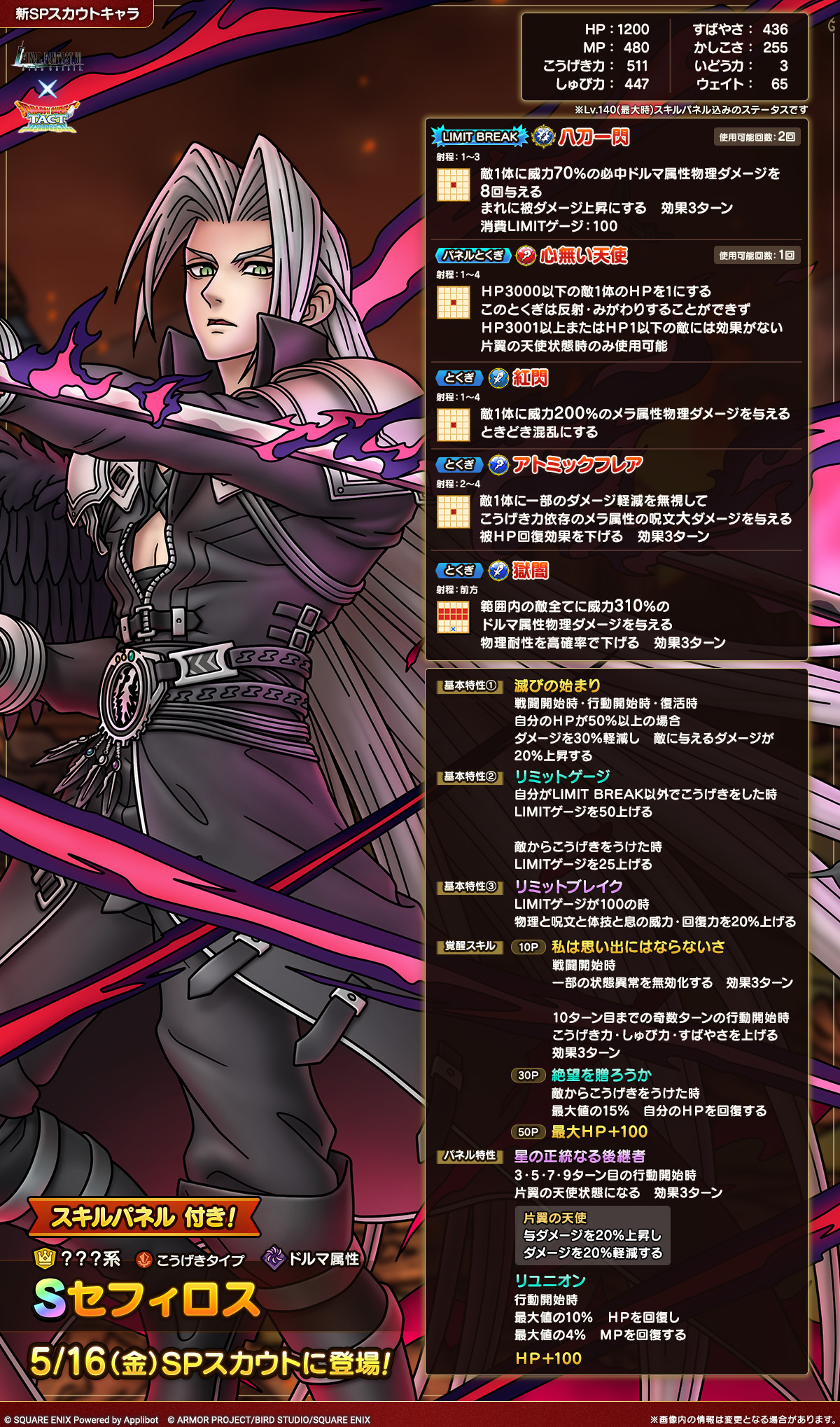 セフィロス紹介