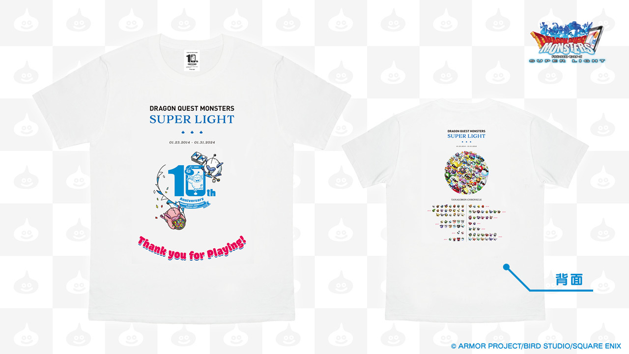 【限定・新品未開封】DQMSL 10周年ありがとうTシャツ（フリーサイズ） オリジナルグッズ「DQMSL10周年ありがとうTシャツ」の予約販売開始