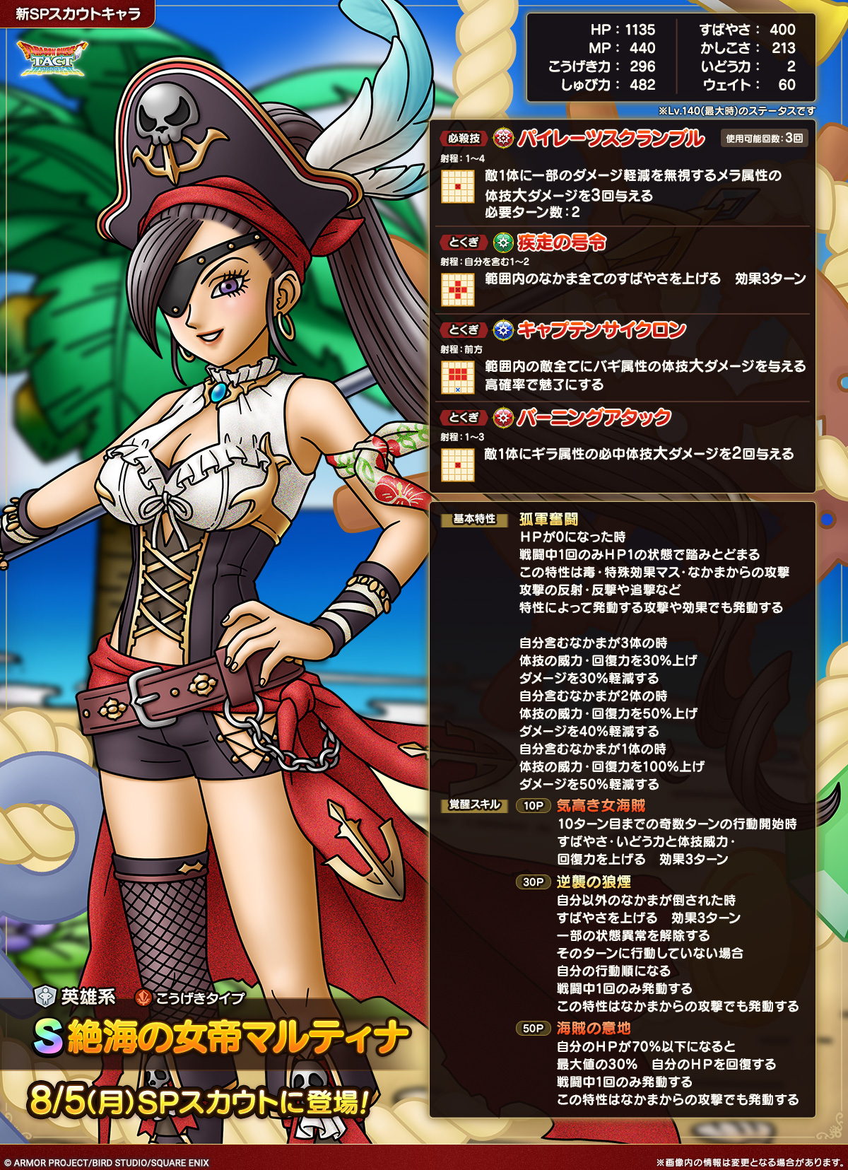 絶海の女帝マルティナ紹介