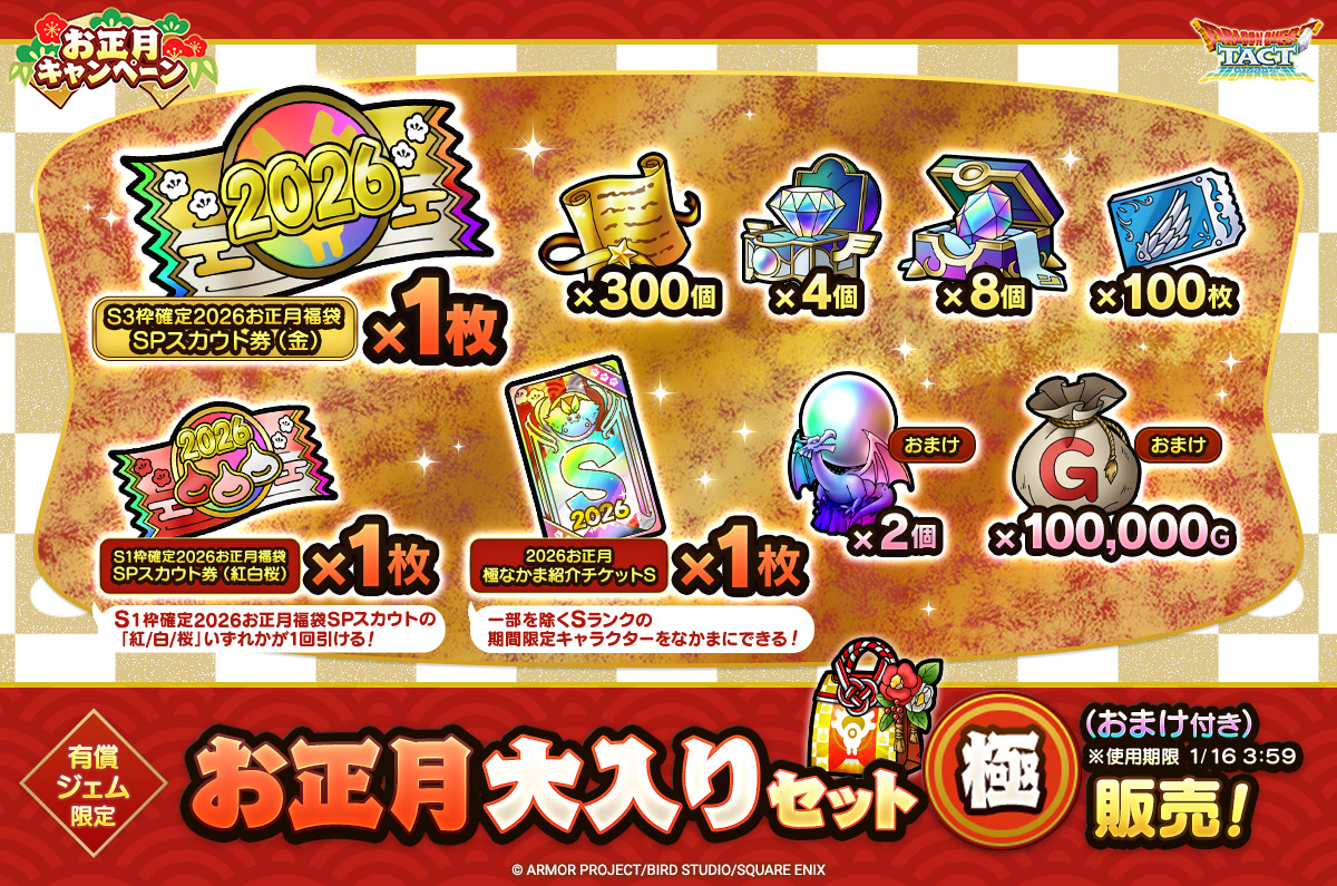 お正月大入りセット極（おまけ付き）※使用期限1/16 3:59