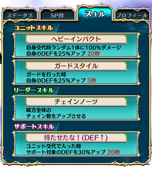 SKILL詳細画像