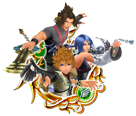 テラ ヴェントゥス アクア 記念メダル Kingdom Hearts Union X Square Enix Bridge