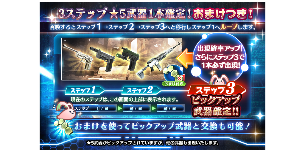 10連3回召喚で 5ピックアップ武器1本確定 3ステップ10連武器ガチャ開催 10 11 10 25 Star Ocean Anamnesis Square Enix Bridge